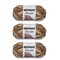 Bernat Blanket Sonoma Yarn - 3 Pack of 150g/5.3oz - Polyester - 6 Super Bulky - 108 Yards - Knitting/Crochet